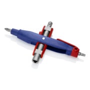 KNIPEX 00 11 07 Stiftslot kastsleutel voor gewone kasten en afsluitsystemen 145 mm