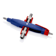 KNIPEX 00 11 07 Stiftslot kastsleutel voor gewone kasten en afsluitsystemen 145 mm