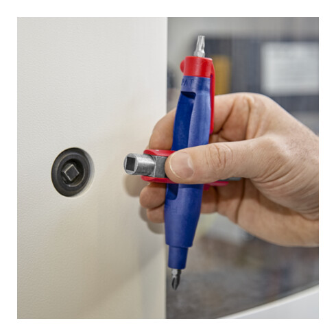 KNIPEX 00 11 07 Stiftslot kastsleutel voor gewone kasten en afsluitsystemen 145 mm