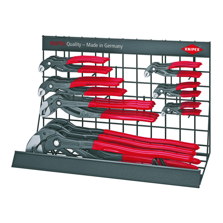 KNIPEX 00 19 29 Cobra® Sortiment im Verkaufsdisplay 610 mm