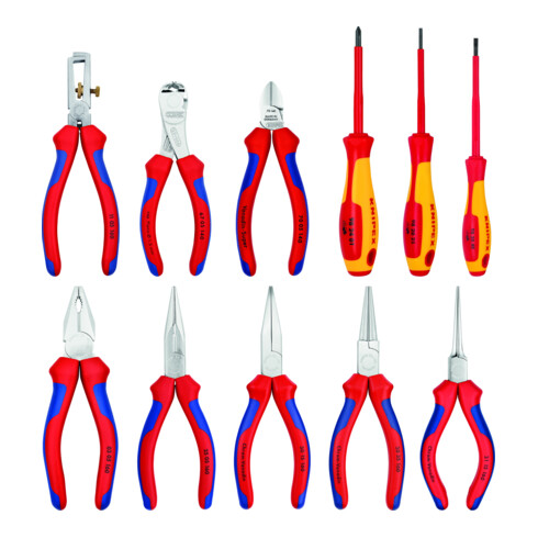KNIPEX 00 19 41 Gereedschapsroltas 11 delig
