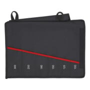 KNIPEX 00 19 55 S4 LE Rolltasche für Zangenschlüssel leer 6 Fächer 340 mm
