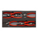 KNIPEX 00 20 01 V02 Tangen set in schuimrubberen inlage 350 mm