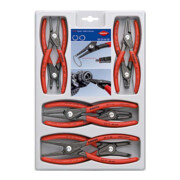 KNIPEX 00 20 04 SB Präzisions-Sicherungsringzangen-Set 8-teilig 