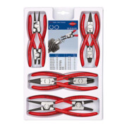 KNIPEX 00 20 04 V01 Sicherungsringzangen-Set 8-teilig 