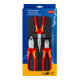 Set VDE-Zangenset Sicherheit 3-tlg. + Wiha Schraubendreher Set SoftFinish® electric slimFix gemischt 12-tlg.