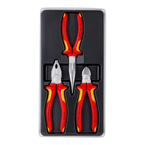 KNIPEX 00 20 12 Elektro-Paket 1 x 03 06 180, 1 x 26 16 200, 1 x 70 06 160