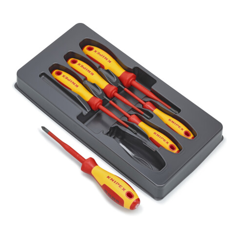 KNIPEX 00 20 12 V03 VDE Schraubendreher-Paket Phillips® / Pozidriv® 370 mm