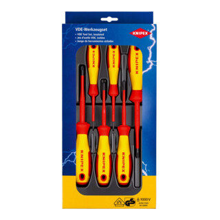 KNIPEX 00 20 12 V03 VDE Schroevendraaierpakket Phillips® / Pozidriv® 370 mm