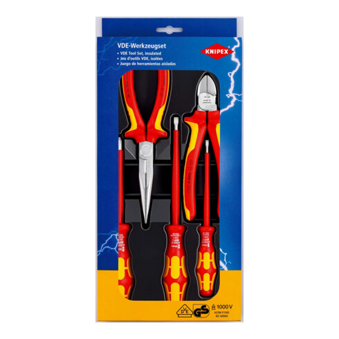 KNIPEX 00 20 13 VDE-Werkzeugsatz 5-teilig 