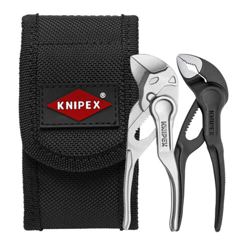 KNIPEX 00 20 72 V04 XS Mini-Zangenset XS in Werkzeuggürteltasche 2-teilig 110 mm
