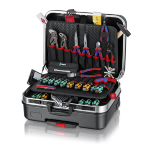 KNIPEX 00 21 06 M Werkzeugkoffer "BIG Basic Move" Mechanik 90-teilig 515 mm