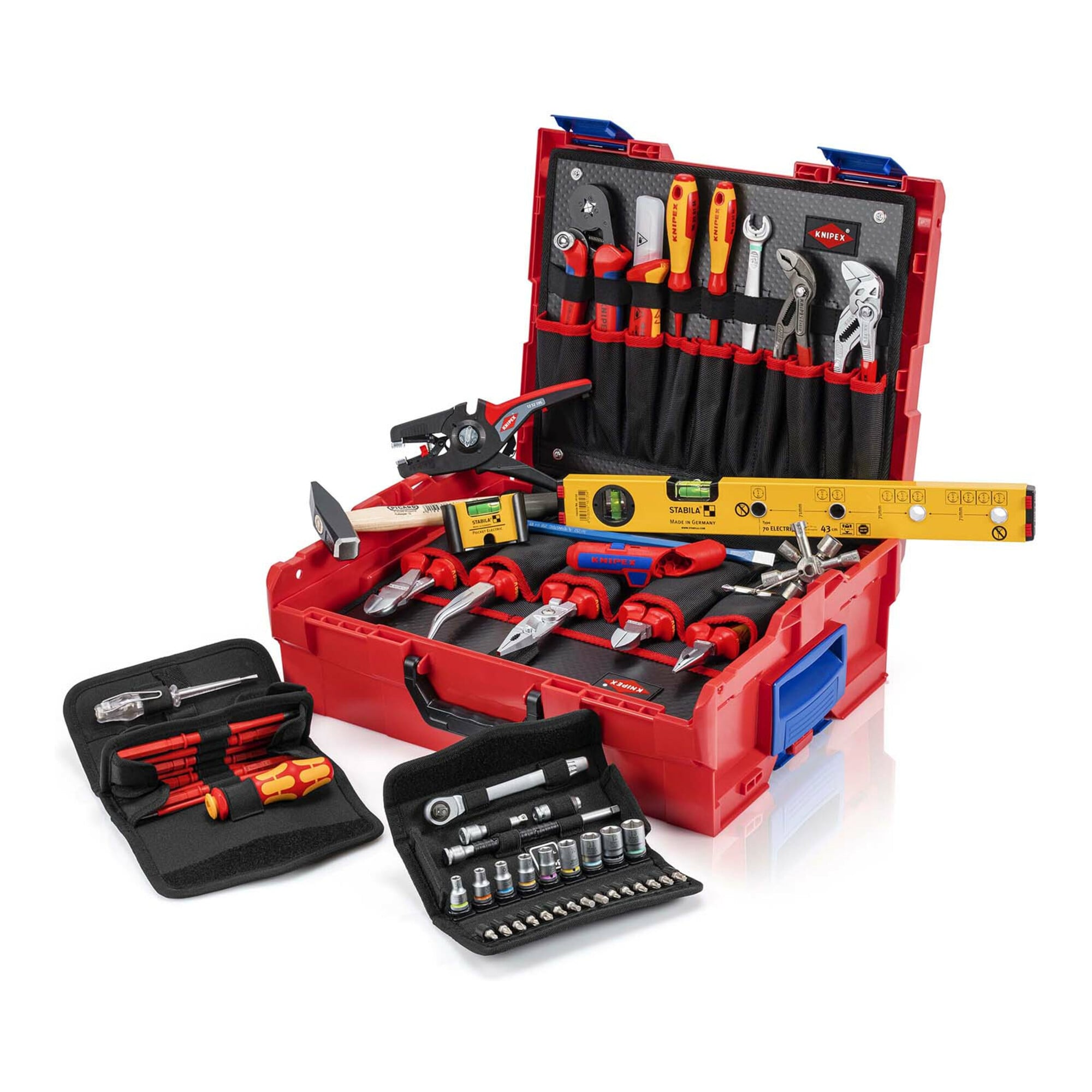 KNIPEX 00 21 19 LB E L-BOXX Elektro 63-teilig 357 mm