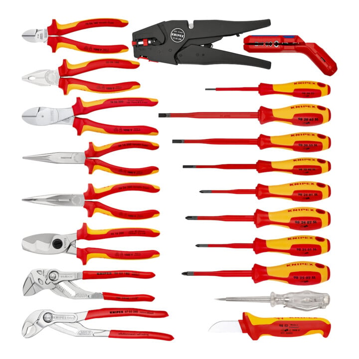 KNIPEX 00 21 20 Gereedschapskist "Vision24" Elektrisch