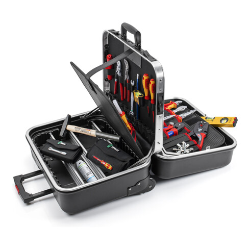 KNIPEX 00 21 41 Werkzeugkoffer "BIG Twin Move" Elektro 66-teilig 290 mm