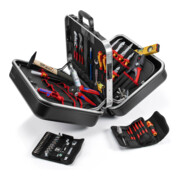 KNIPEX 00 21 42 Gereedschapskist ''BIG Twin'' elektrisch, 63 stuks