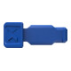 KNIPEX 00 61 10 CB ColorCode Clips blau (10 Stück)  21 mm