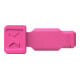 KNIPEX 00 61 10 CM ColorCode Clips magenta (10 Stück)  21 mm