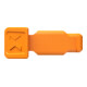 KNIPEX 00 61 10 CO ColorCode Clips orange (10 Stück)  21 mm