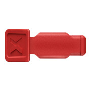 KNIPEX 00 61 10 CR ColorCode Clips rot (10 Stück)  21 mm