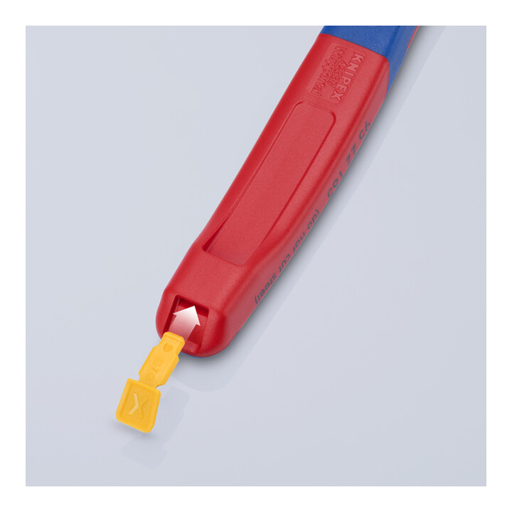 KNIPEX 00 61 10 CY ColorCode Clips gelb (10 Stück)  21 mm