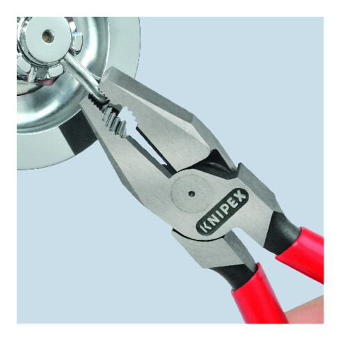 KNIPEX kracht-combinatietang zwart geatramenteerd gepolijst kunststof gecoat