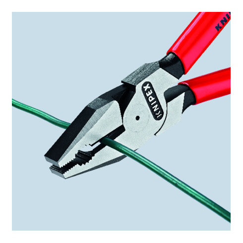 KNIPEX kracht-combinatietang zwart geatramenteerd gepolijst kunststof gecoat