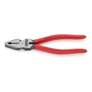 KNIPEX 02 01 180 Kraft-Kombizange schwarz atramentiert 180 mm