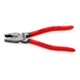 KNIPEX 02 01 200 Kraft-Kombizange mit Kunststoff überzogen schwarz atramentiert 200 mm