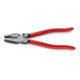KNIPEX 02 01 225 Kraft-Kombizange mit Kunststoff überzogen schwarz atramentiert 225 mm
