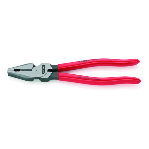 KNIPEX 02 01 225 Kraft-Kombizange schwarz atramentiert 225 mm