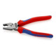KNIPEX 02 02 180 Kracht-combinatietang zwart geatramenteerd 180 mm
