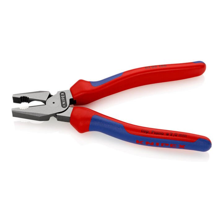 KNIPEX 02 02 180 Kracht-combinatietang zwart geatramenteerd 180 mm