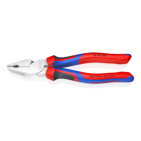 KNIPEX kracht-combinatietang verchroomd met meer-componentengrepen