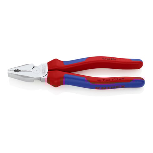 KNIPEX Pinza universale tipo forte cromata, con impugnatura multicomponente