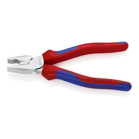 KNIPEX Pinza universale tipo forte cromata, con impugnatura multicomponente