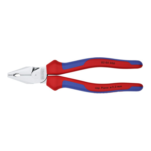 KNIPEX kracht-combinatietang verchroomd met meer-componentengrepen