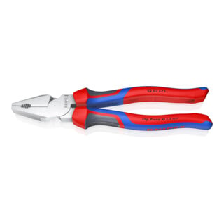 KNIPEX 02 05 225 Kraft-Kombizange mit Comfort-Griffen verchromt 225 mm