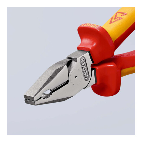 Knipex Kraft-Kombizange isoliert mit Mehrkomponenten-Hüllen, VDE-geprüft
