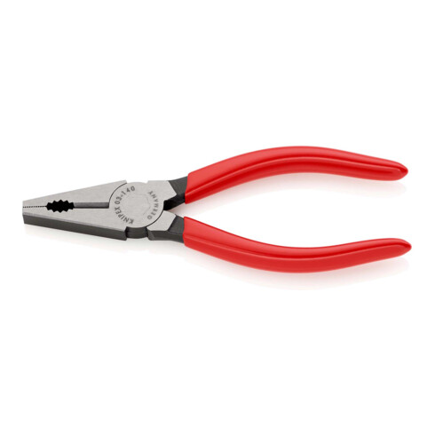 KNIPEX 03 01 140 Kombizange mit Kunststoff überzogen schwarz atramentiert 140 mm