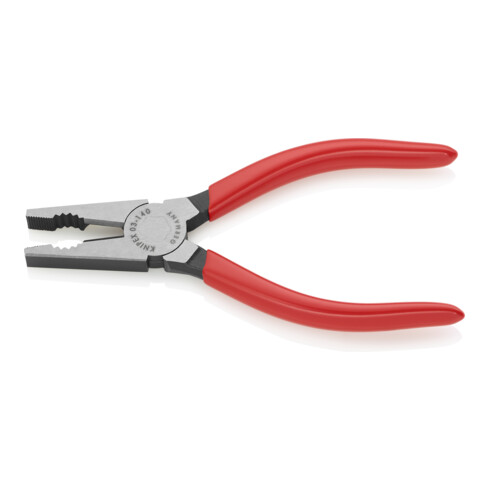 KNIPEX Pinza universale nera bonderizzata lucida, rivestita in plastica