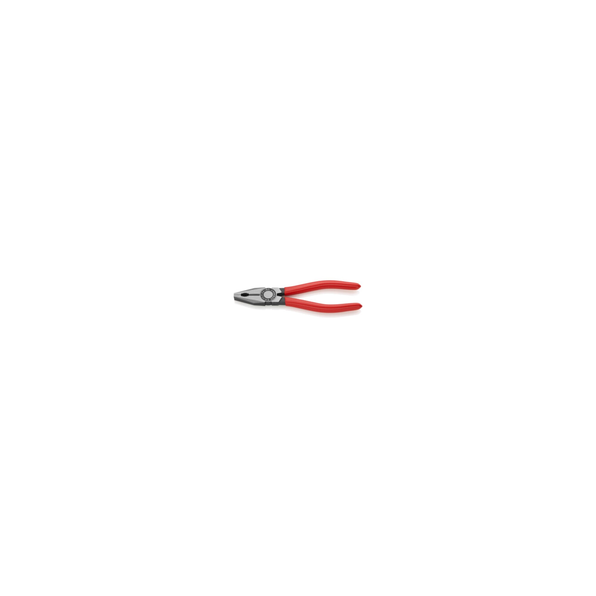 KNIPEX 03 01 180 EAN Kombizange mit Kunststoff überzogen schwarz atramentiert 180 mm
