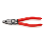 Knipex Kombizange schwarz atramentiert poliert mit Kunststoff überzogen