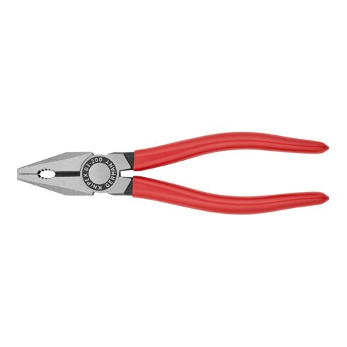 KNIPEX combinatietang zwart geatramenteerd gepolijst kunststof gecoat