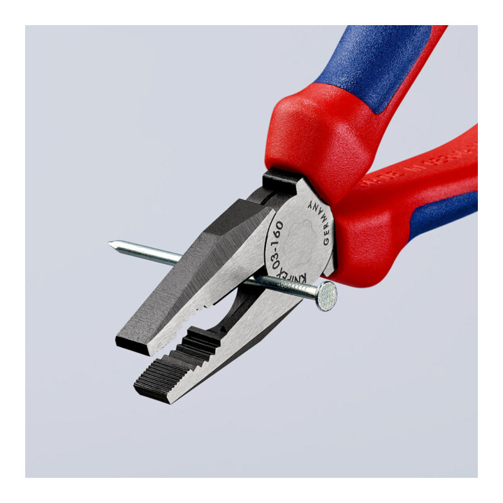 KNIPEX 03 02 160 Combinatietang zwart geatramenteerd 160 mm