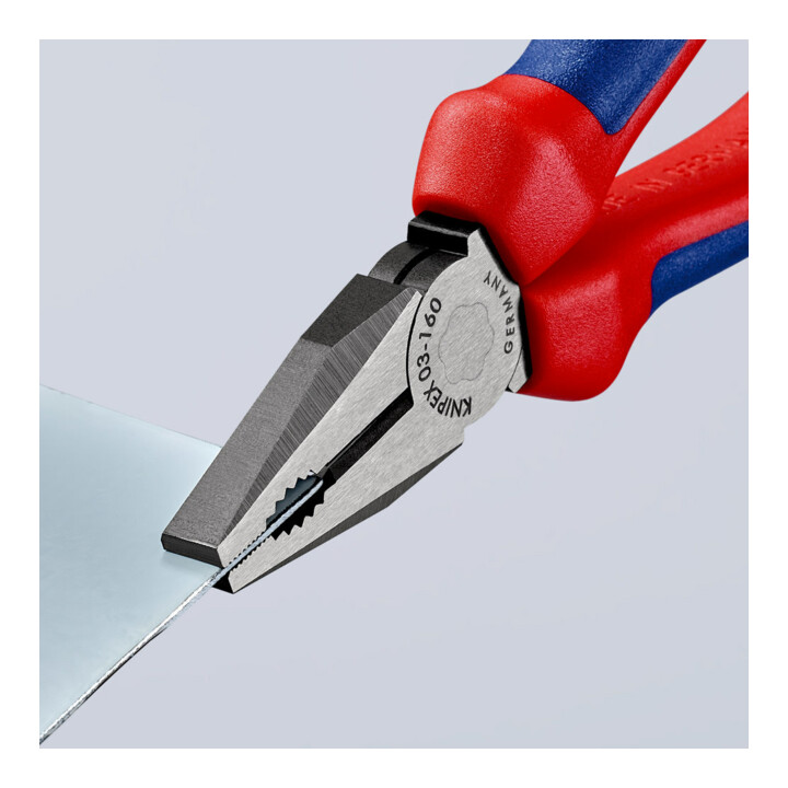 KNIPEX 03 02 160 Combinatietang zwart geatramenteerd 160 mm
