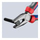 KNIPEX 03 02 160 Kombizange mit Comfort-Griffen schwarz atramentiert 160 mm