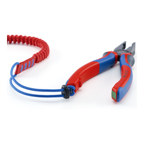 KNIPEX combinatietang zwart geatramenteerd gepolijst met meer-componentengrepen