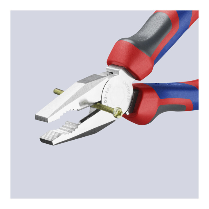 KNIPEX 03 05 160 Combinatietang verchroomd 160 mm