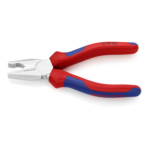 KNIPEX combinatietang verchroomd met meer-componentengrepen